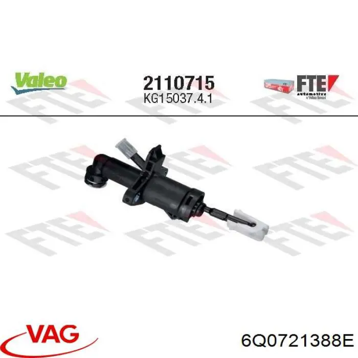 Compre 6Q0721388E VAG Cilindro mestre de embraiagem