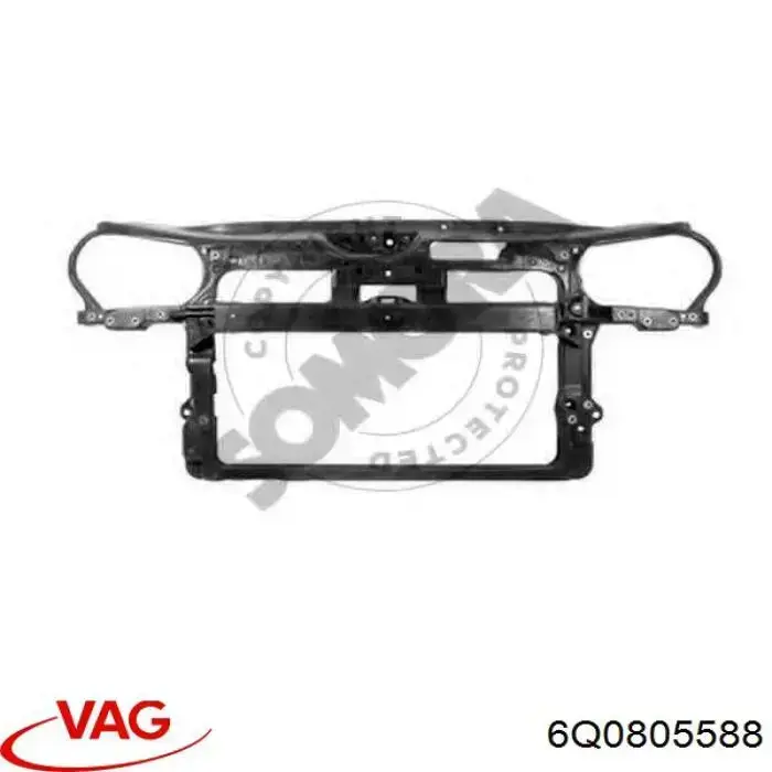 Suporte do radiador montado (painel de montagem de fixação das luzes) VAG 6Q0805588 preço, a partir de 144,72 USD