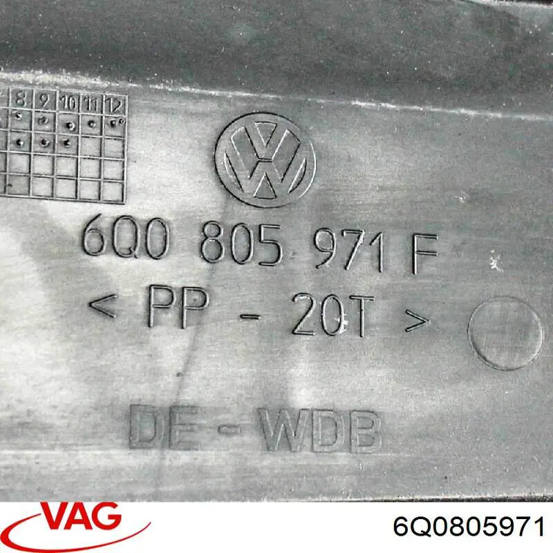  VAG 6Q0805971 preço, a partir de 19,42 USD