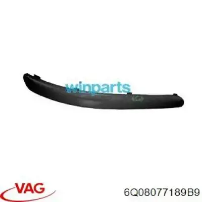 Compre 6Q08077189B9 VAG Moldura direita do pára-choque dianteiro