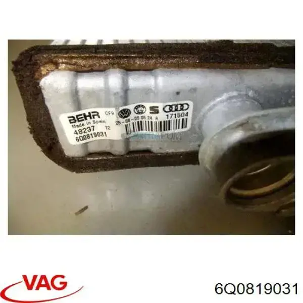 Compre 6Q0819031 VAG Radiador de forno (de aquecedor)