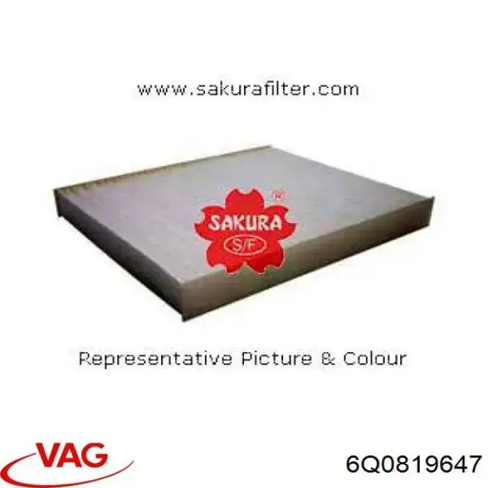 Carcaça de filtro de salão VAG 6Q0819647 preço, a partir de 17,36 USD