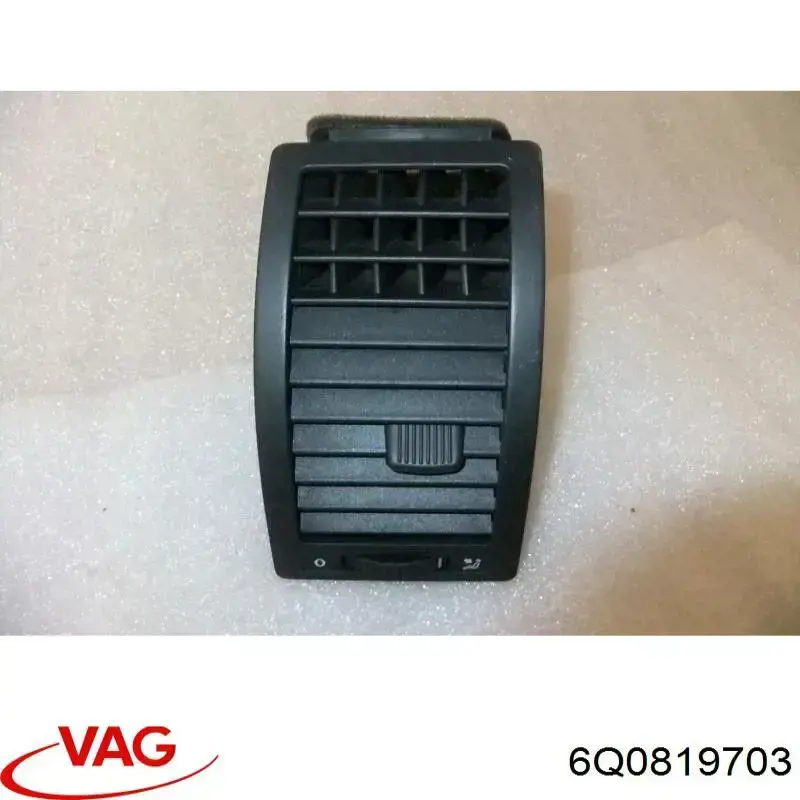 6Q0819703 VAG Grelha esquerda de ventilação de salão no "painel de instrumentos"