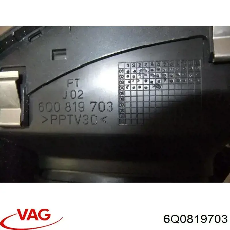 Grelha esquerda de ventilação de salão no "painel de instrumentos" VAG 6Q0819703 preço, a partir de 40,86 USD