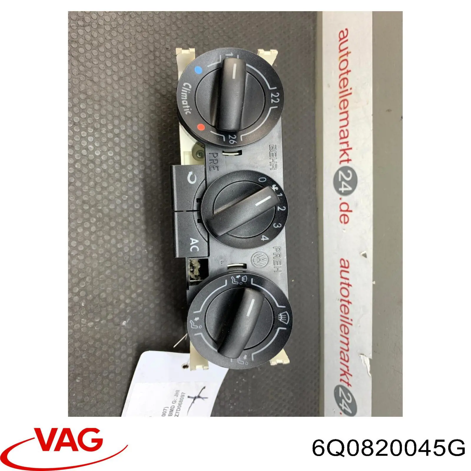 Unidade de controlo dos modos de aquecimento/condicionamento VAG 6Q0820045G preço, a partir de 44,27 USD