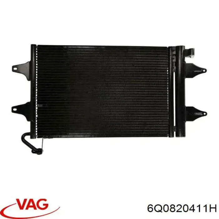 Radiador de aparelho de ar condicionado VAG 6Q0820411H preço, a partir de 37,46 USD