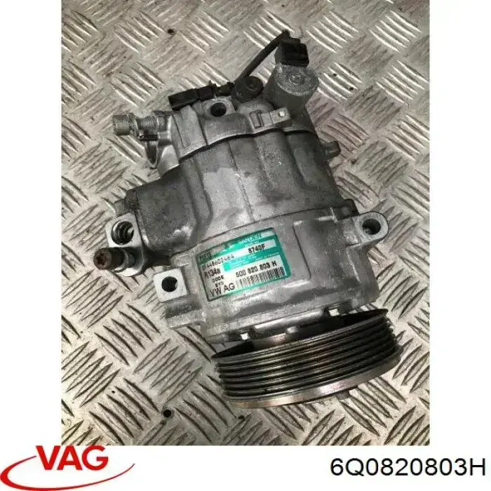 Compre 6Q0820803H VAG Compressor de aparelho de ar condicionado