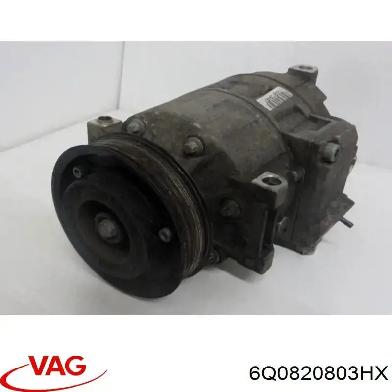 6Q0820803HX VAG Compressor de aparelho de ar condicionado
