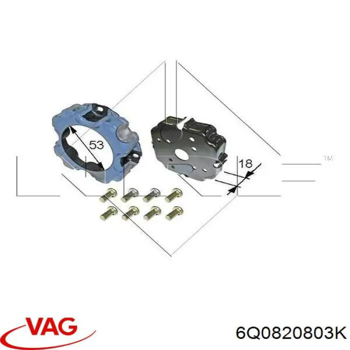Compressor de aparelho de ar condicionado VAG 6Q0820803K preço, a partir de 108,54 USD