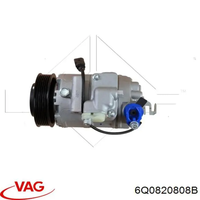 Compre 6Q0820808B VAG Compressor de aparelho de ar condicionado