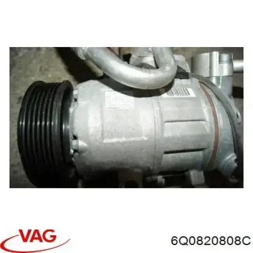 Compre 6Q0820808C VAG Compressor de aparelho de ar condicionado