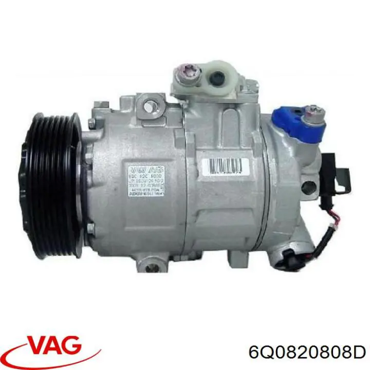 Compressor de aparelho de ar condicionado VAG 6Q0820808D preço, a partir de 98,75 USD