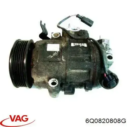 Compre 6Q0820808G VAG Compressor de aparelho de ar condicionado