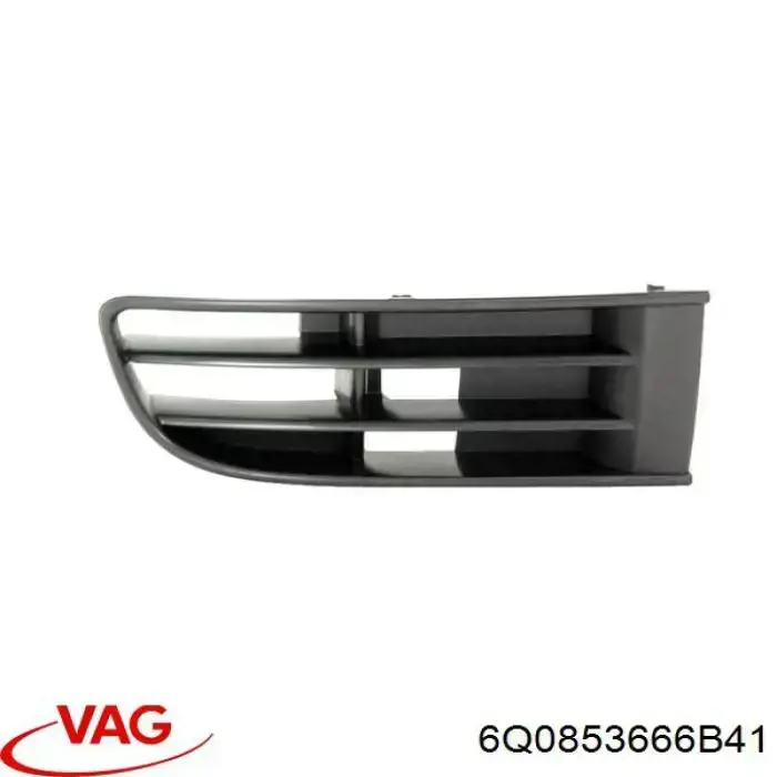 Grelha direita do pára-choque dianteiro VAG 6Q0853666B41 preço, a partir de 15,07 USD