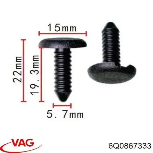  VAG 6Q0867333 preço, a partir de 2,27 USD
