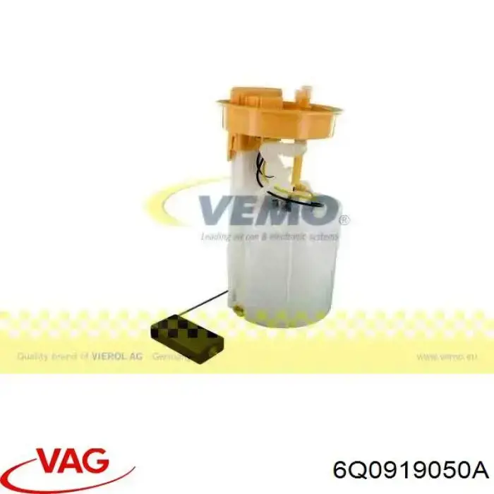 6Q0919050A VAG Módulo de bomba de combustível com sensor do nível de combustível
