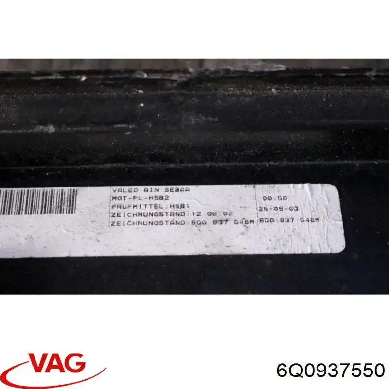 Compre 6Q0937550 VAG Unidade de dispositivos de segurança