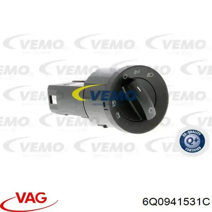Compre 6Q0941531C VAG Comutador das luzes no "painel de instrumentos"