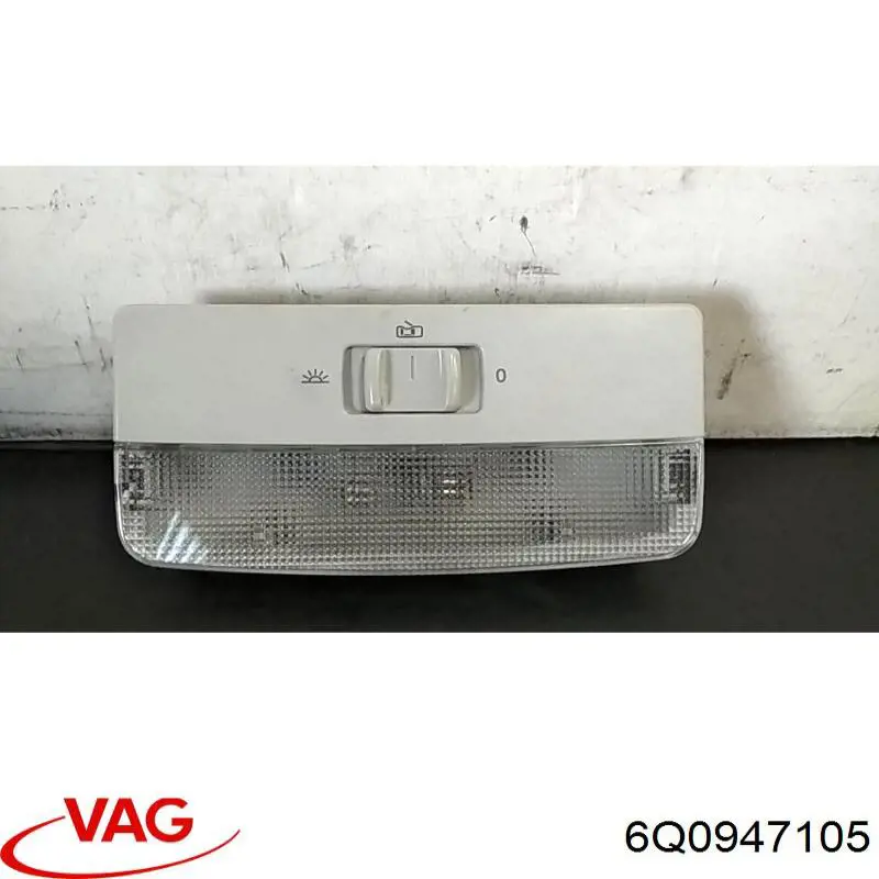 Quebra-luz de iluminação de salão (de cabina) VAG 6Q0947105