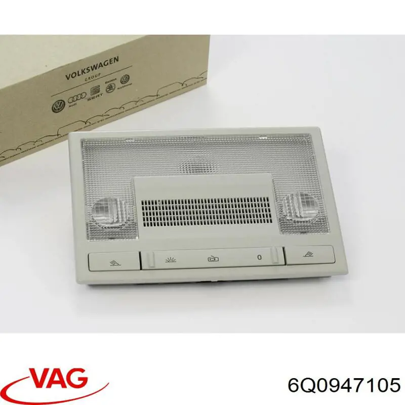 6Q0947105 VAG Quebra-luz de iluminação de salão (de cabina)