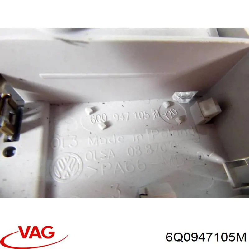 Compre 6Q0947105M VAG Quebra-luz de iluminação de salão (de cabina)