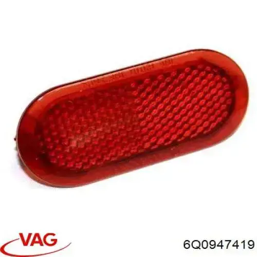 Retrorrefletor (refletor) do pára-choque traseiro VAG 6Q0947419 preço, a partir de 9,34 USD