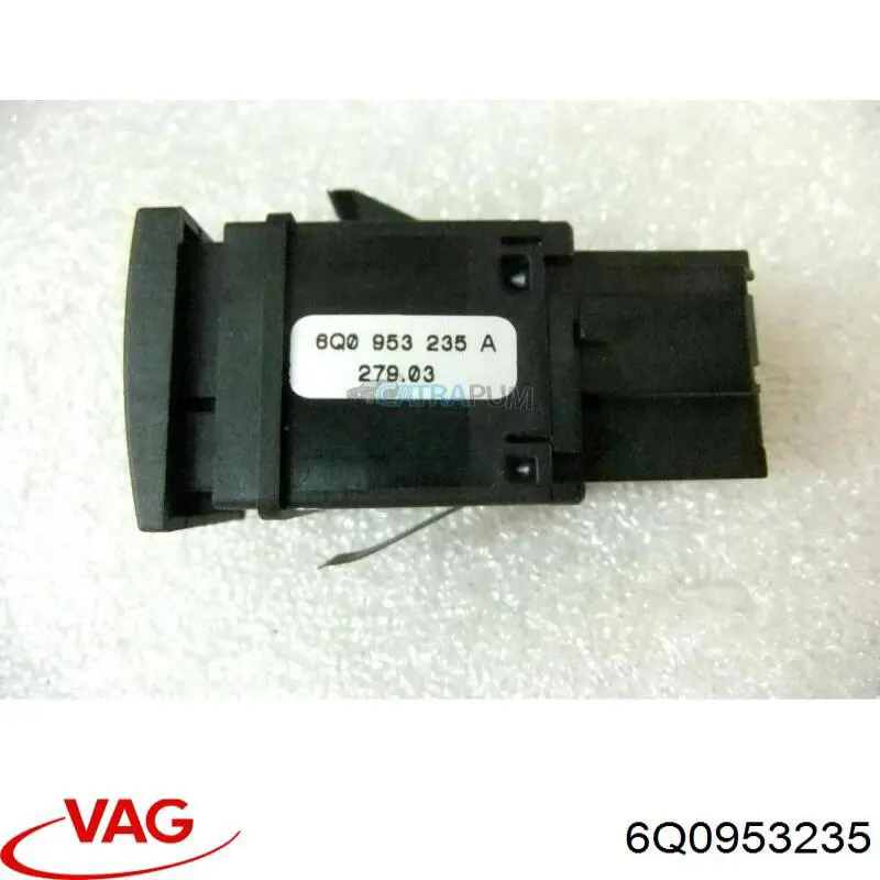 Botão de ativação do sinal de emergência VAG 6Q0953235 preço, a partir de 28,53 USD