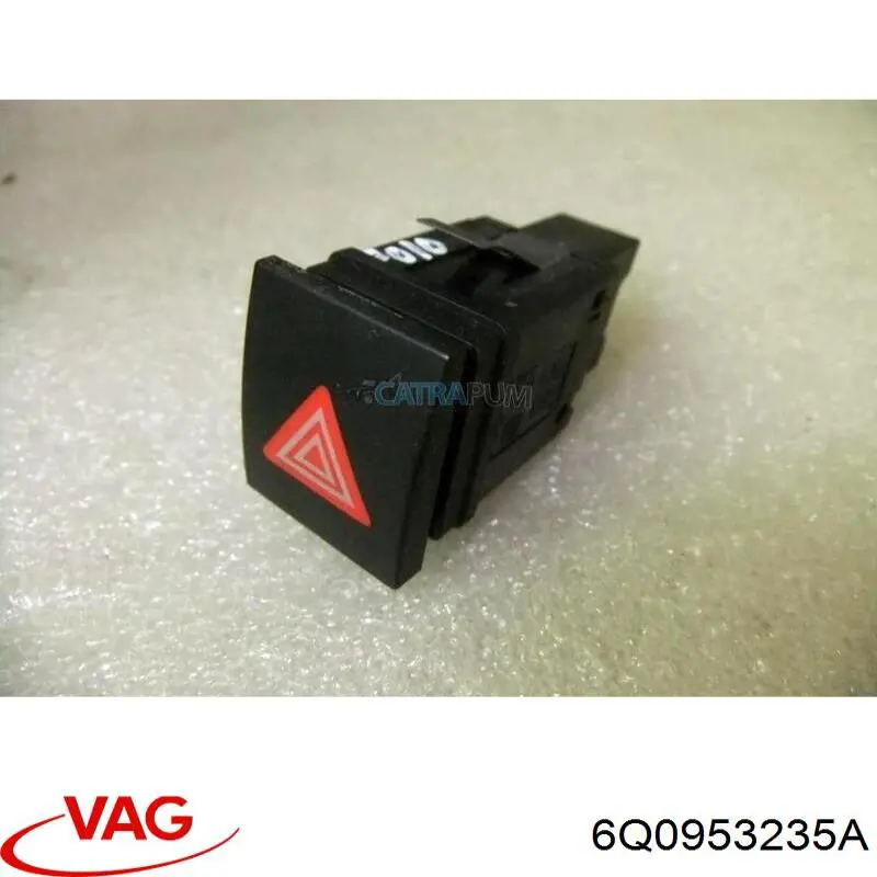 Compre 6Q0953235A VAG Botão de ativação do sinal de emergência