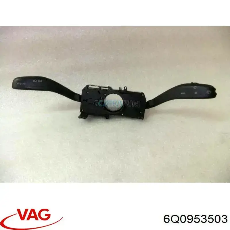 6Q0953503 VAG Comutador esquerdo instalado na coluna da direção