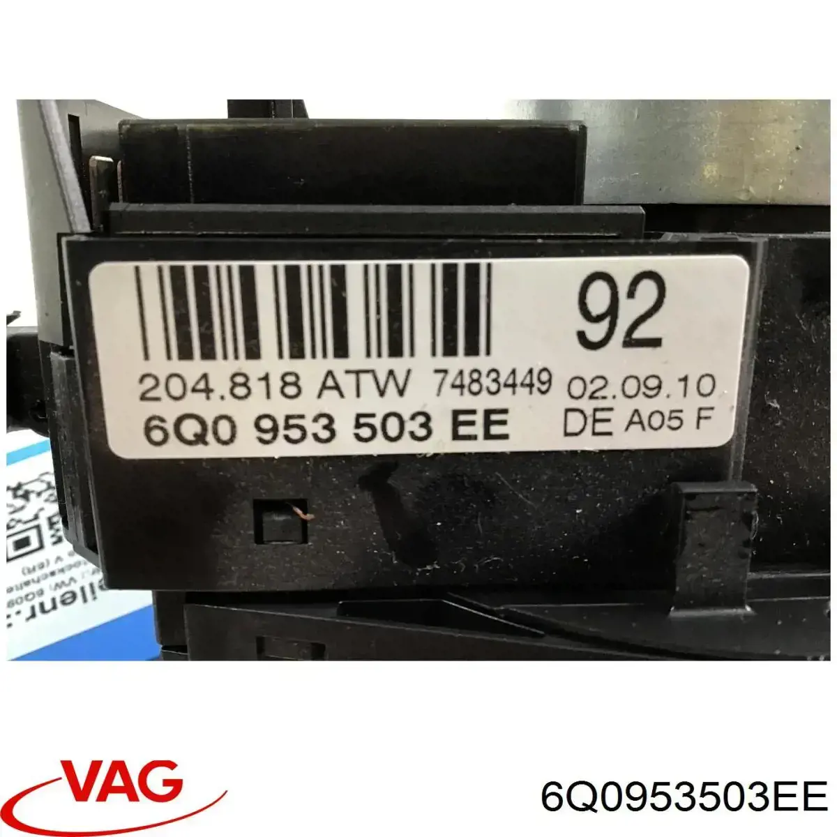 Compre 6Q0953503EE VAG Comutador instalado na coluna da direção, montado