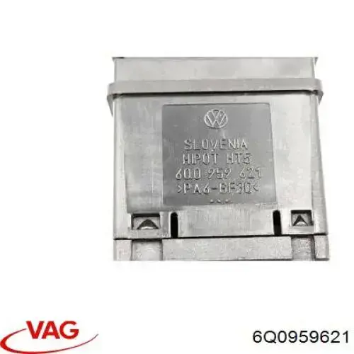 Compre 6Q0959621 VAG Botão de ativação de aquecimento de vidro traseiro