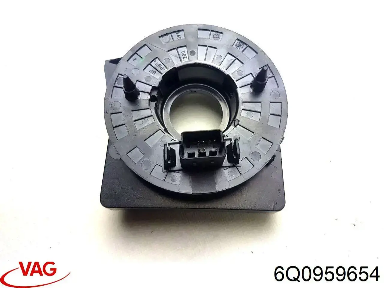 6Q0959654 VAG Anel AIRBAG de contato, cabo plano do volante