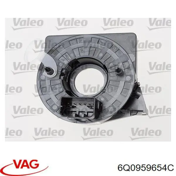 Compre 6Q0959654C VAG Anel AIRBAG de contato, cabo plano do volante