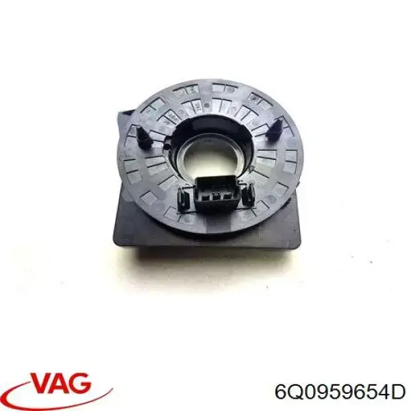6Q0959654D VAG Anel AIRBAG de contato, cabo plano do volante