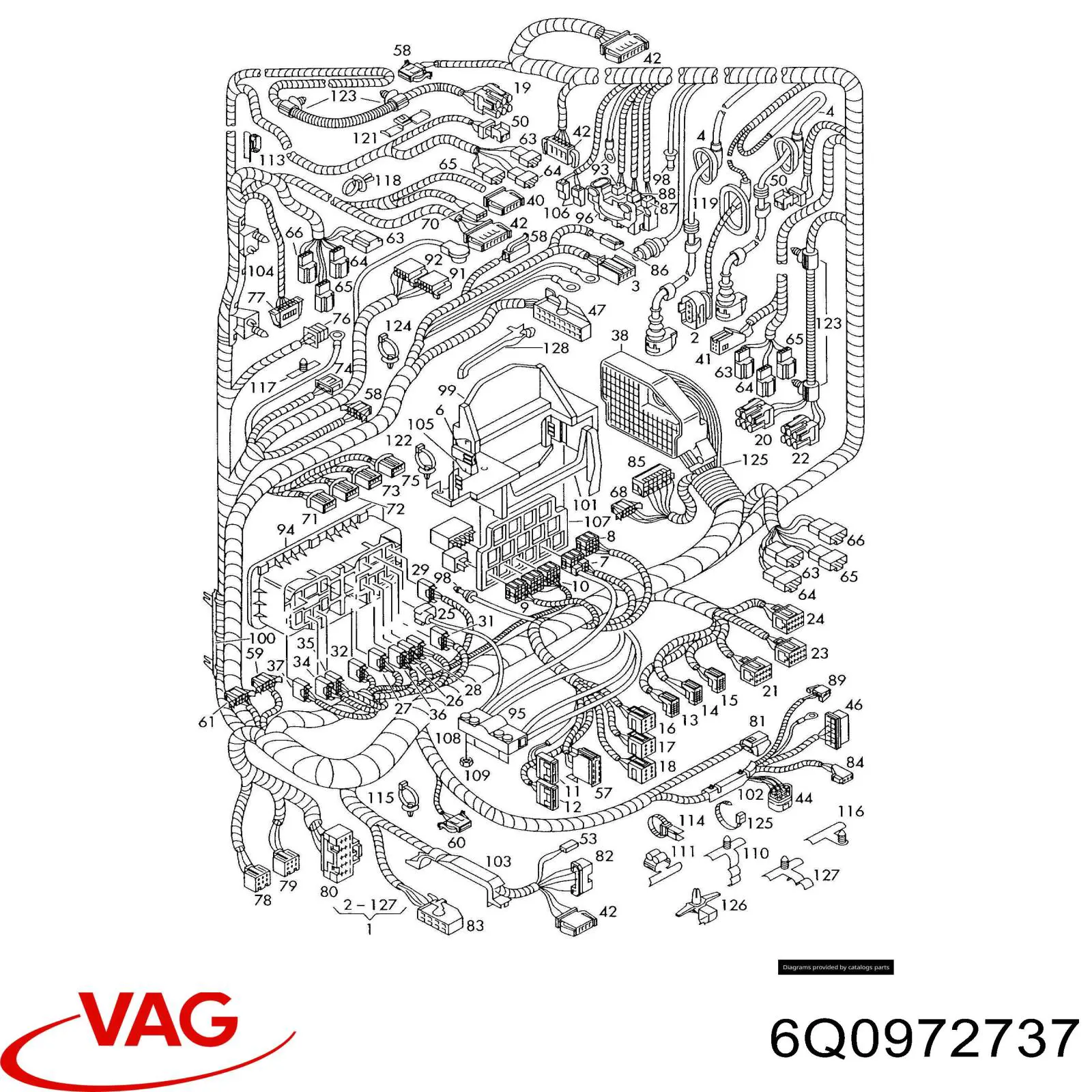  VAG 6Q0972737 preço, a partir de 17,29 USD