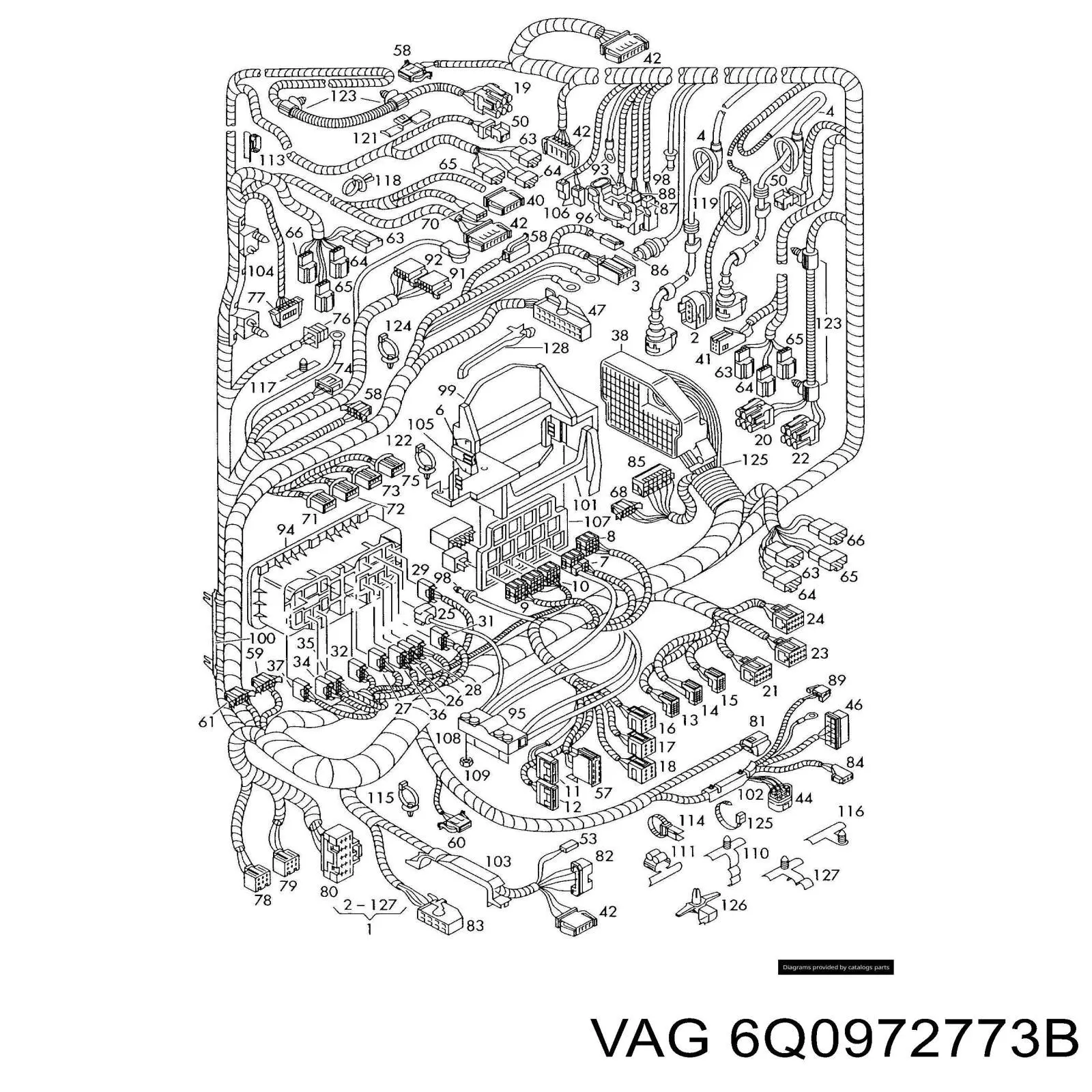  VAG 6Q0972773B preço, a partir de 17,01 USD