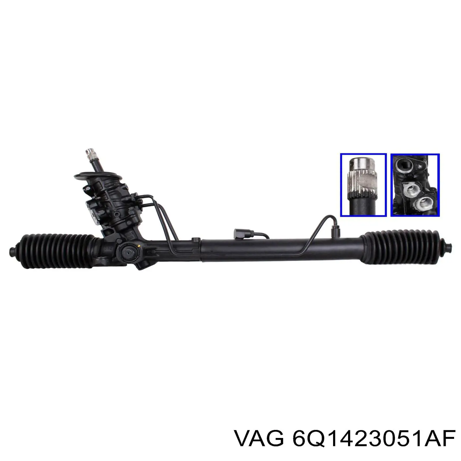 6Q1423051AF VAG Cremalheira da direção