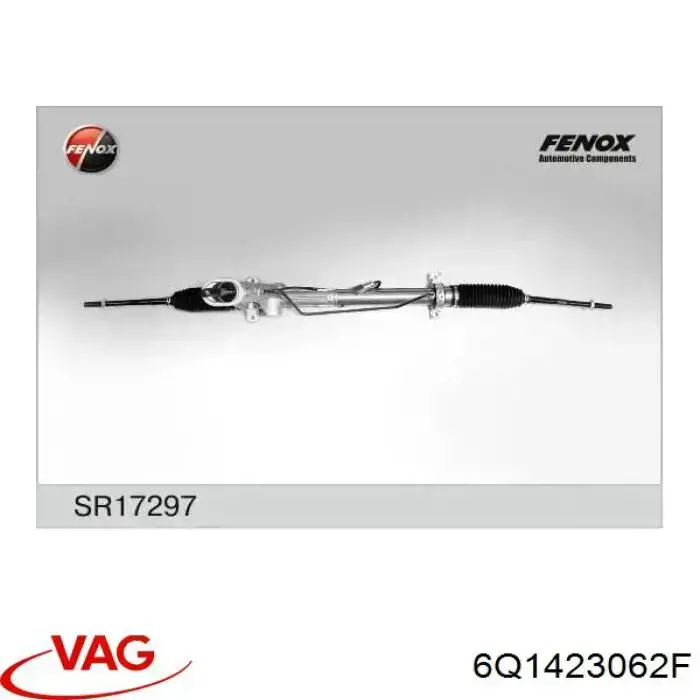 Compre 6Q1423062F VAG Cremalheira da direção