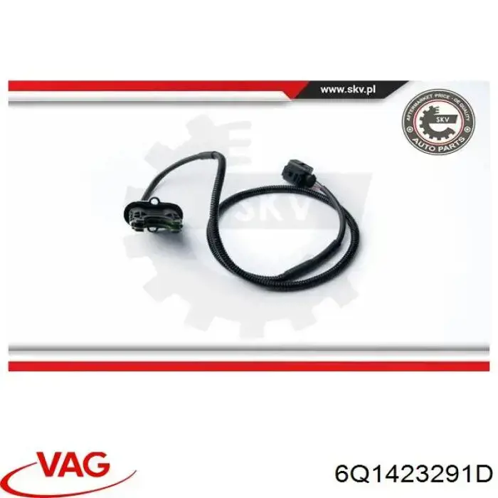 Compre 6Q1423291D VAG Sensor do ângulo de viragem do volante de direção