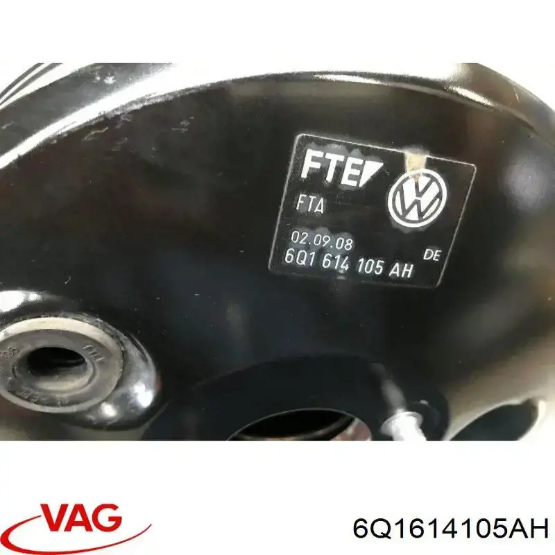 6Q1614105AH VAG Reforçador dos freios a vácuo