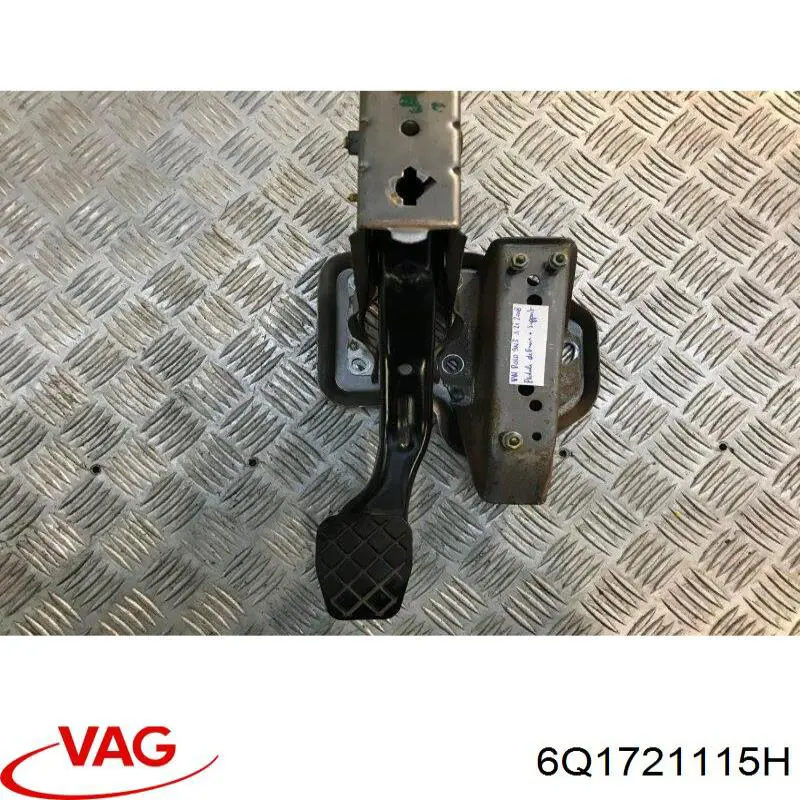 6Q1721115H VAG Consola de pedais, conjunto de pedais