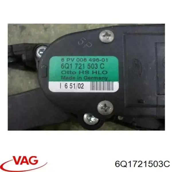 Pedal de gás (de acelerador) VAG 6Q1721503C preço, a partir de 35,82 USD