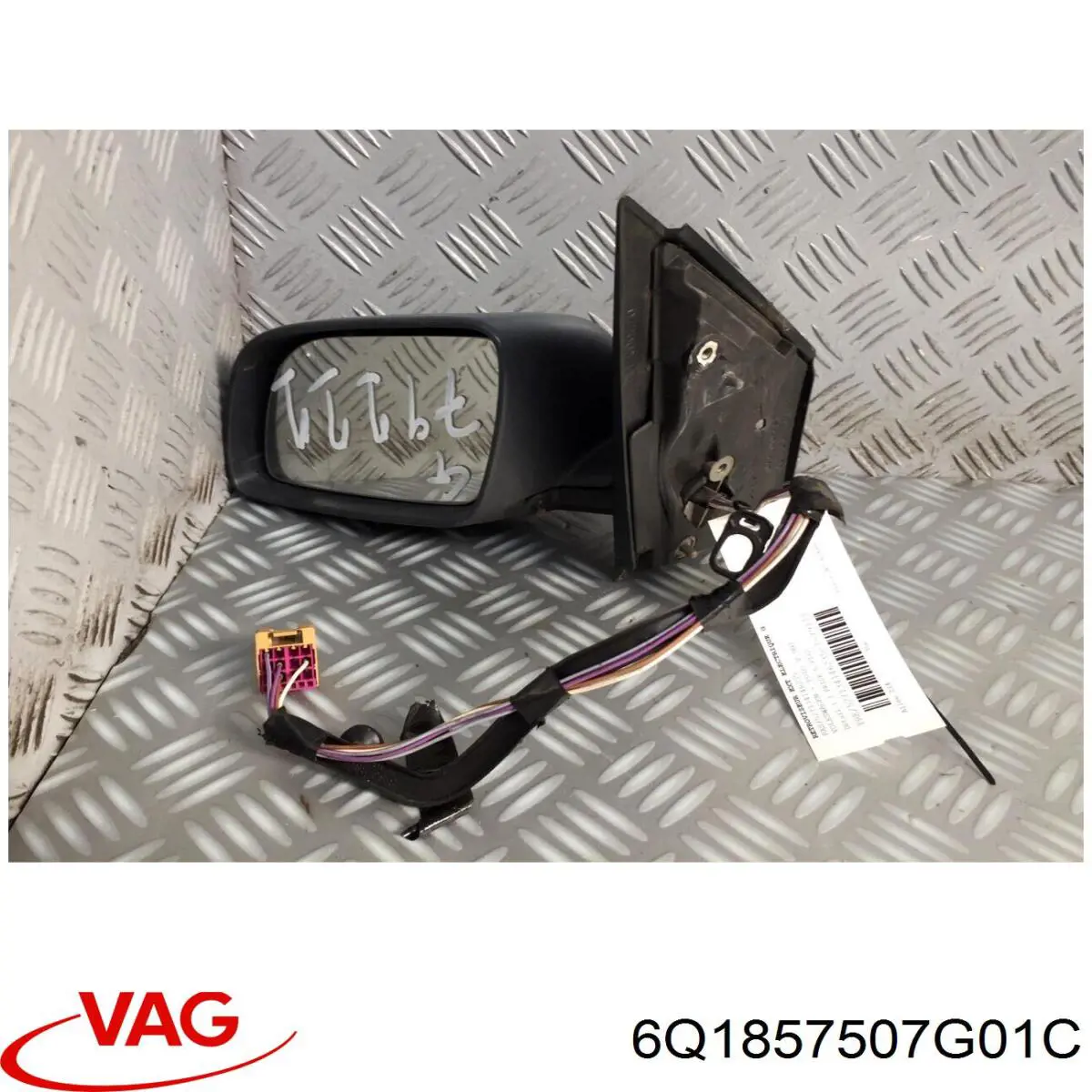6Q1857507G01C VAG Espelho de retrovisão esquerdo