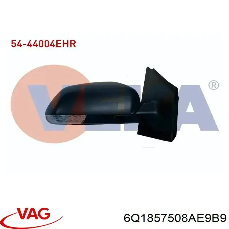 Espelho de retrovisão direito VAG 6Q1857508AE9B9 preço, a partir de 78,32 USD