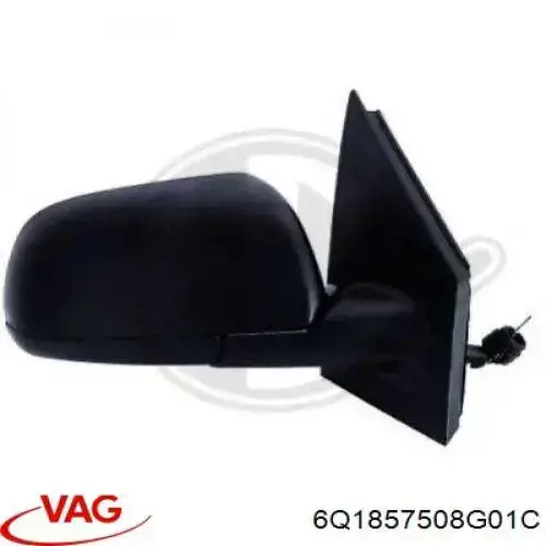 6Q1857508G01C VAG Espelho de retrovisão direito
