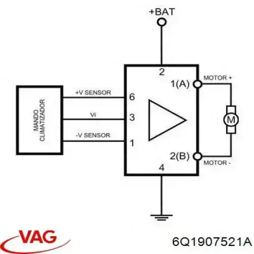 Resistor (resistência) de ventilador de forno (de aquecedor de salão) VAG 6Q1907521A preço, a partir de 59,59 USD