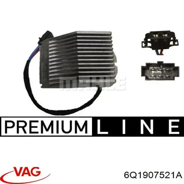 Compre 6Q1907521A VAG Resistor (resistência) de ventilador de forno (de aquecedor de salão)