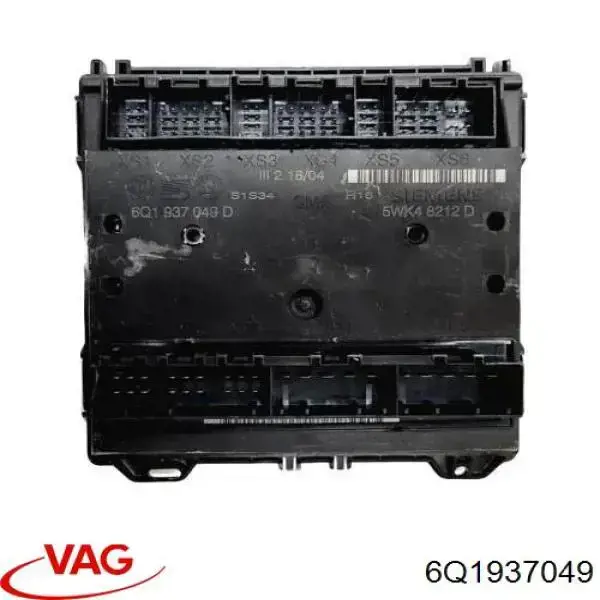 Módulo de direção (Centralina eletrônica) de motor 6Q1937049 VAG