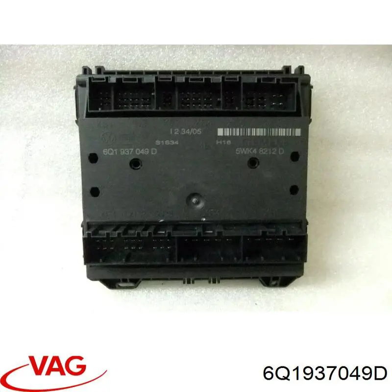 6Q1937049D VAG Unidade de dispositivos de segurança
