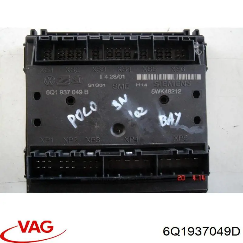 Compre 6Q1937049D VAG Unidade de dispositivos de segurança